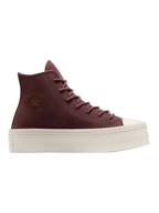 Converse Chuck Taylor All Star Modern Lift Gamuza Guinda