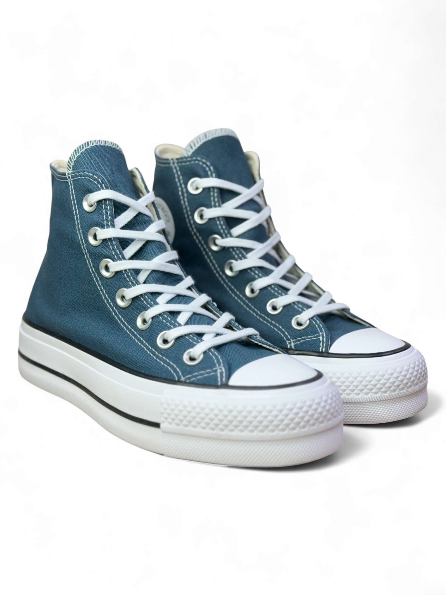 Converse Chuck Taylor All Star Plataforma De Bota Azul Musgo