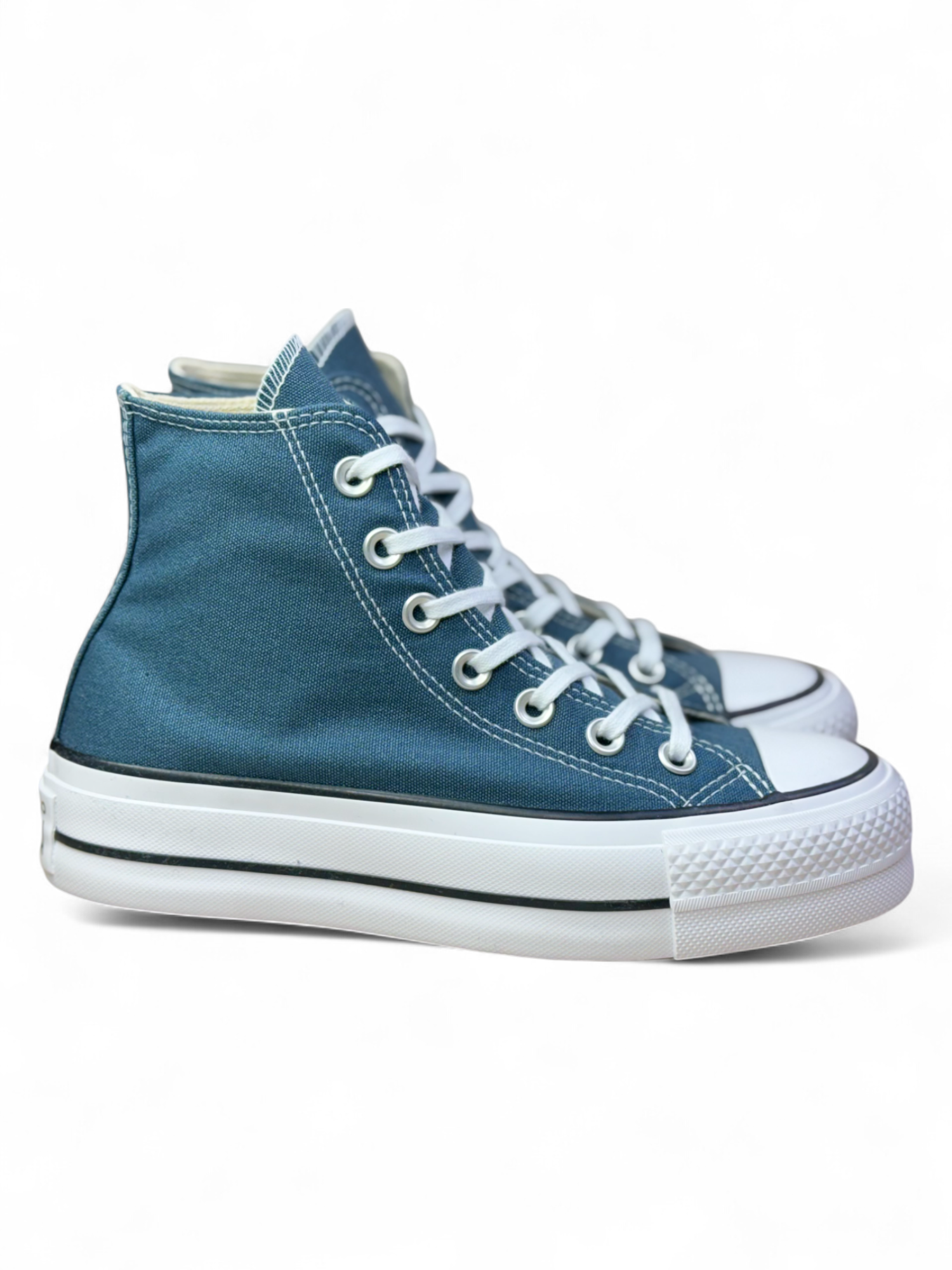Converse Chuck Taylor All Star Plataforma De Bota Azul Musgo