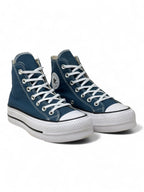 Converse Chuck Taylor All Star Plataforma De Bota Azul Musgo