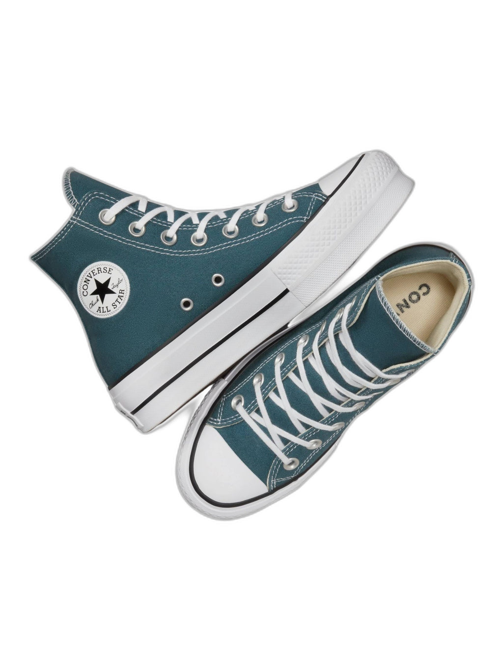 Converse Chuck Taylor All Star Plataforma De Bota Azul Musgo