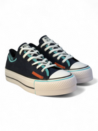 Converse Chuck Taylor All Star Plataforma Ox Azul De Lona