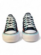 Converse Chuck Taylor All Star Plataforma Ox Azul De Lona