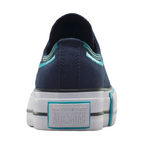Converse Chuck Taylor All Star Plataforma Ox Azul De Lona