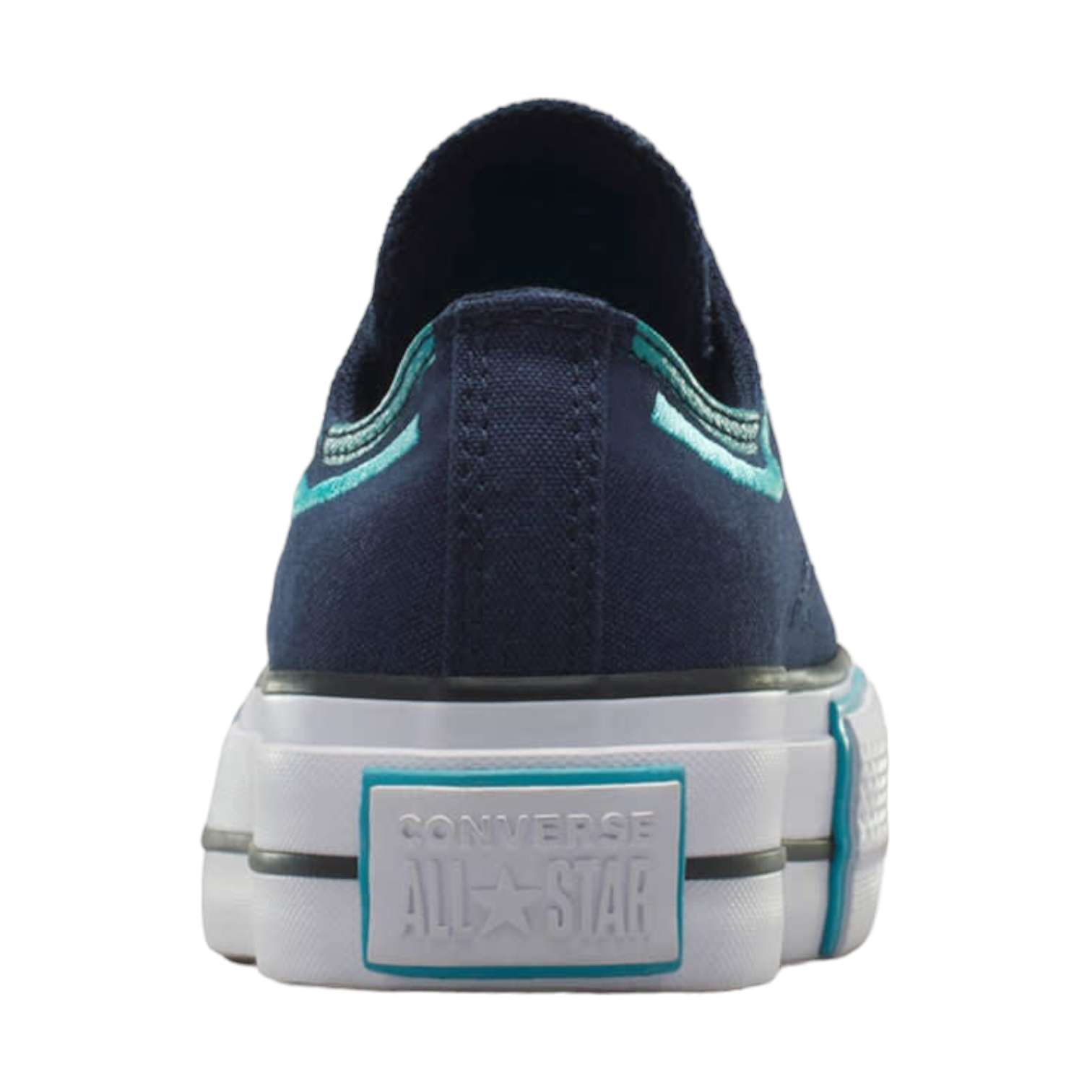 Converse Chuck Taylor All Star Plataforma Ox Azul De Lona