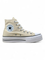 Converse Chuck Taylor All Star Plataforma Beige De Bota