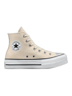 Converse Chuck Taylor All Star Plataforma Beige De Bota