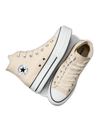 Converse Chuck Taylor All Star Plataforma Beige De Bota