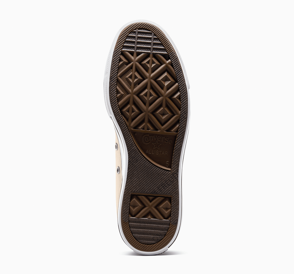 Converse Chuck Taylor All Star Plataforma Beige De Bota