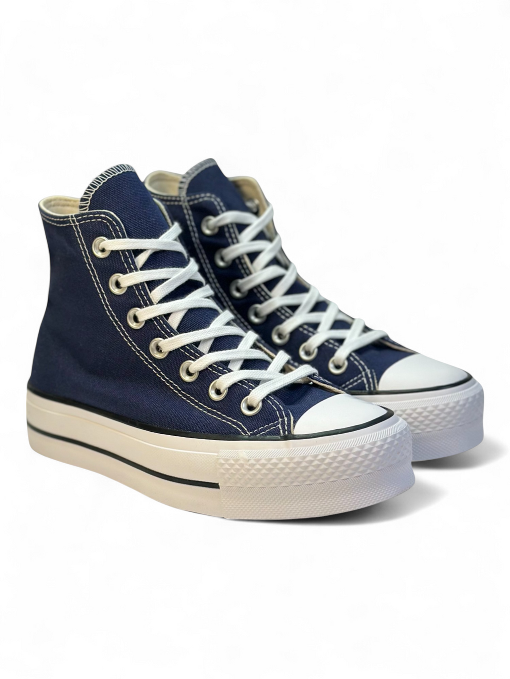 Converse Chuck Taylor All Star Plataforma Azul De Bota