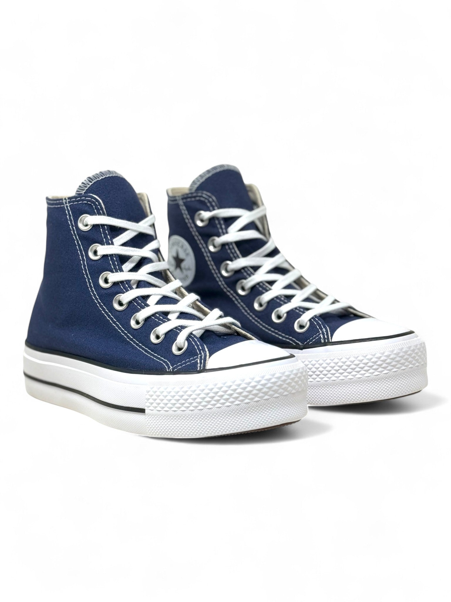 Converse Chuck Taylor All Star Plataforma Azul De Bota
