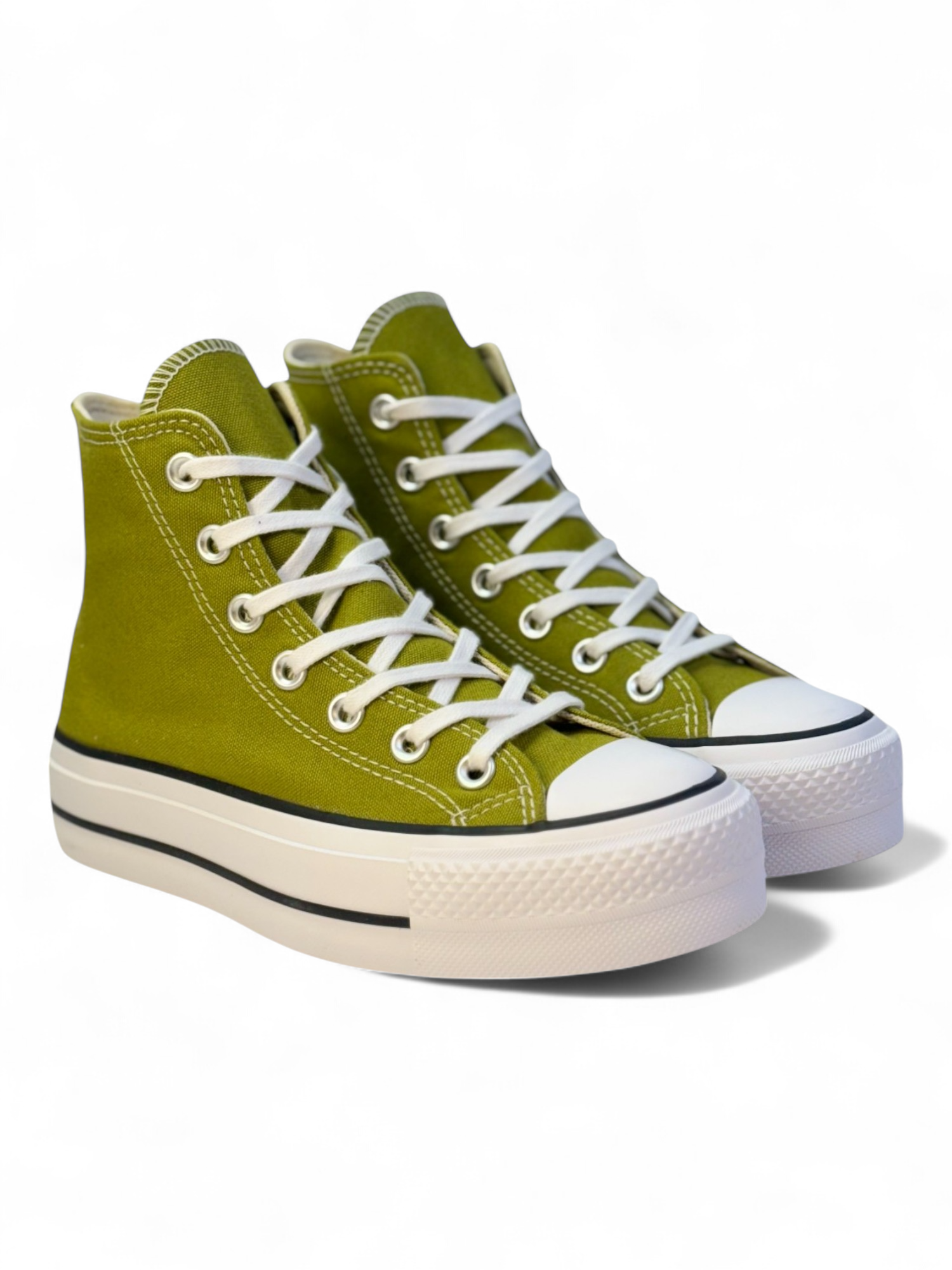 Converse Chuck Taylor All Star Plataforma Verde De Bota