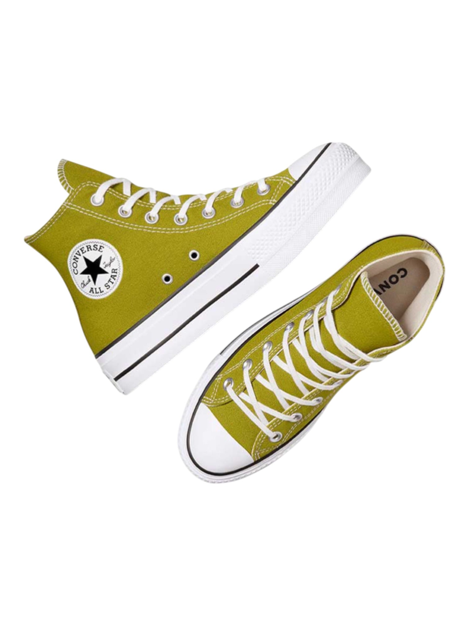 Converse Chuck Taylor All Star Plataforma Verde De Bota