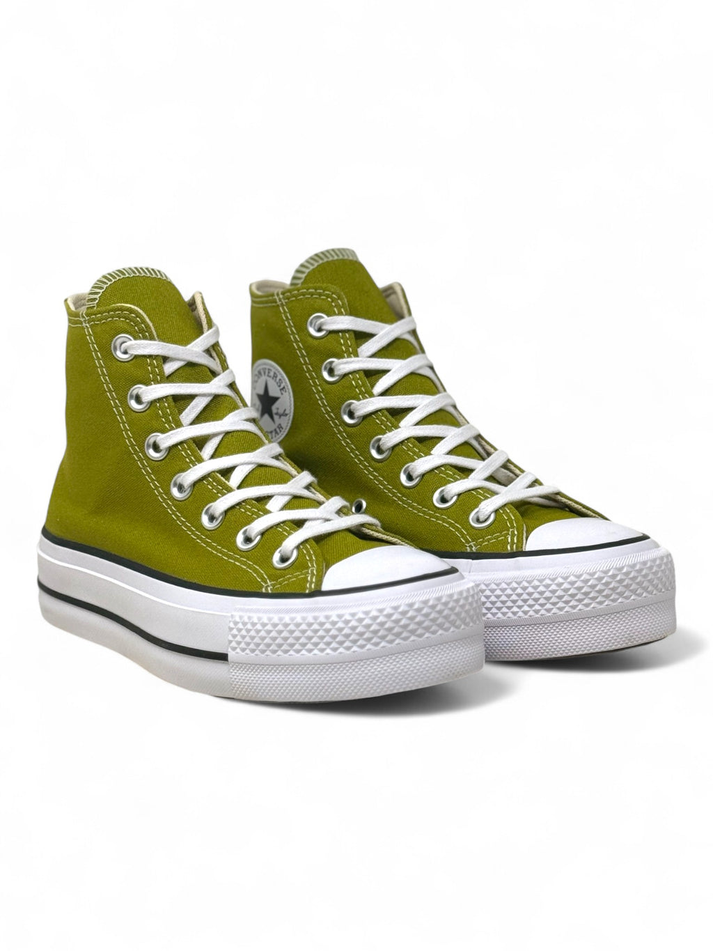 Converse Chuck Taylor All Star Plataforma Verde De Bota
