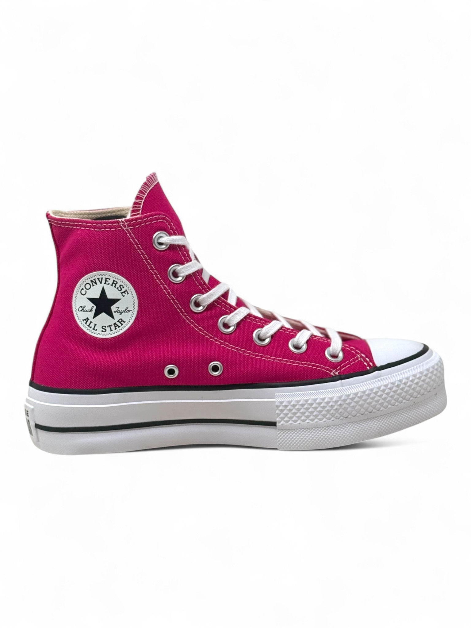 Converse Chuck Taylor All Star Plataforma Canvas Rosa De Bota