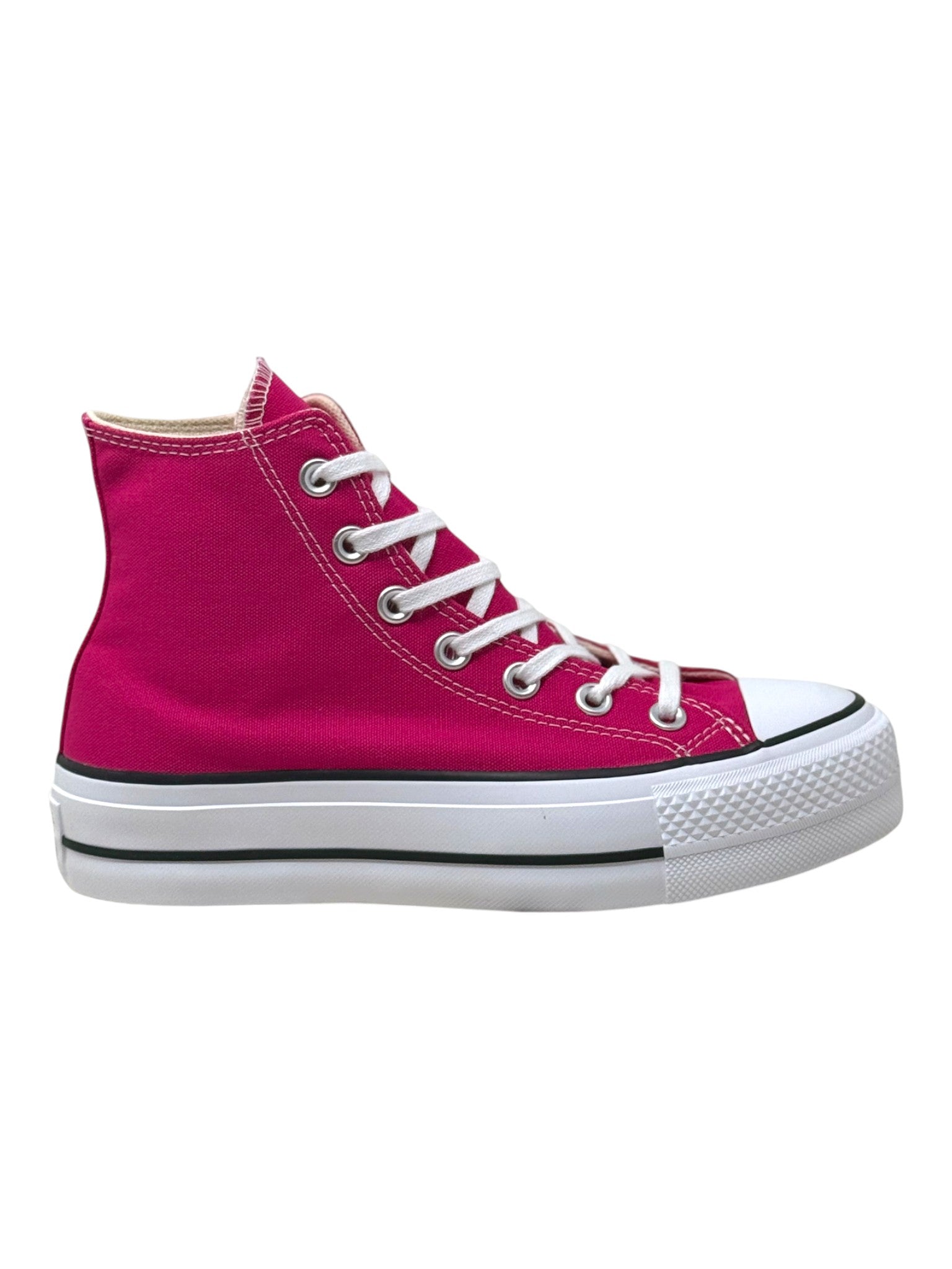 Converse Chuck Taylor All Star Plataforma Canvas Rosa De Bota