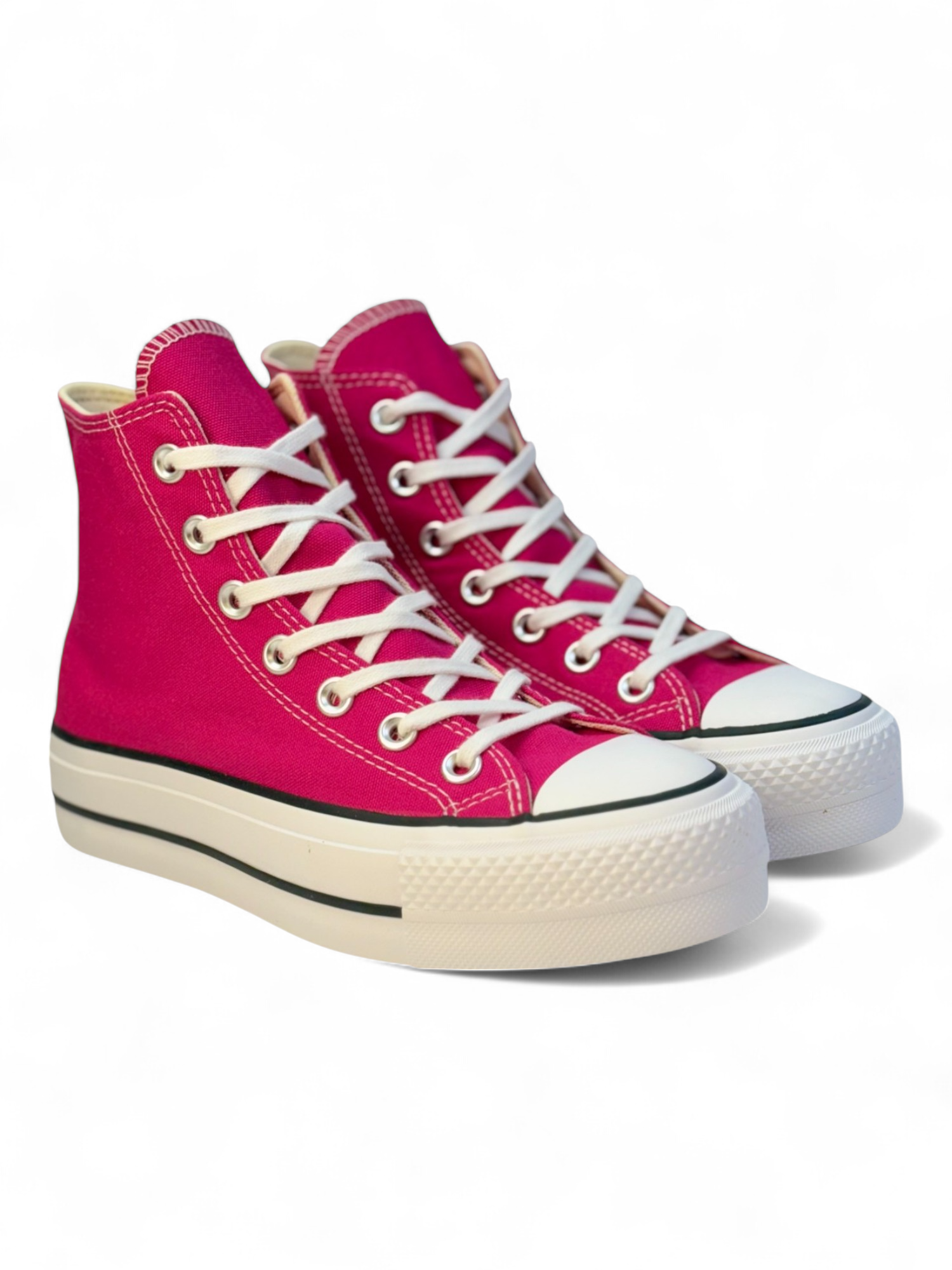 Converse Chuck Taylor All Star Plataforma Canvas Rosa De Bota