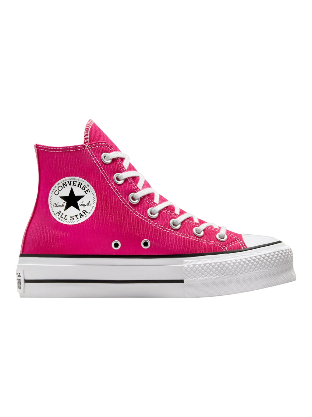 Converse Chuck Taylor All Star Plataforma Canvas Rosa De Bota