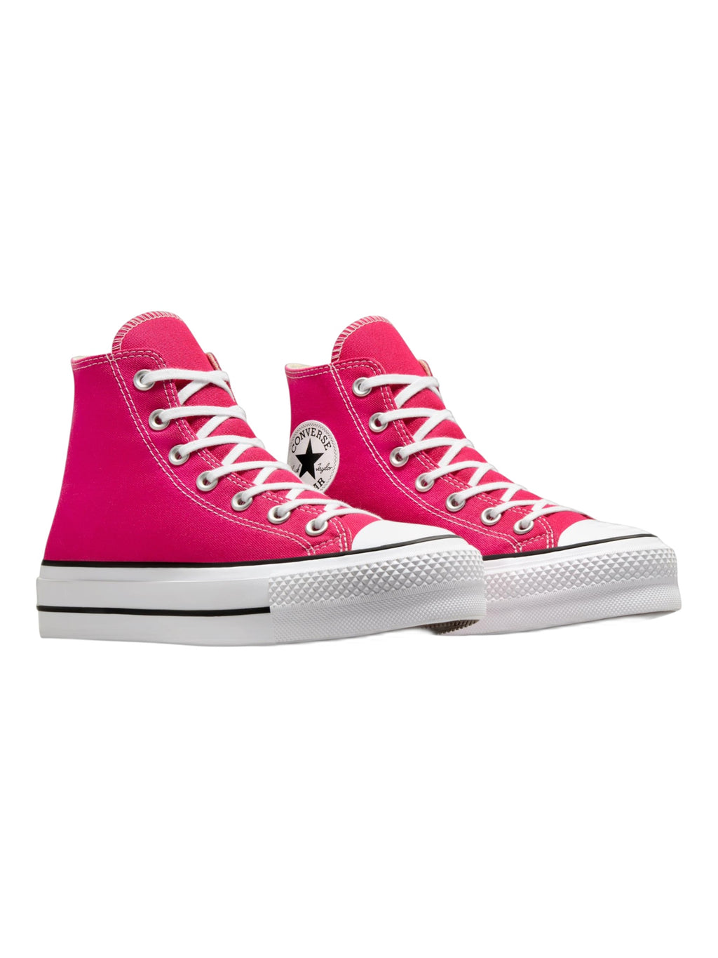 Converse Chuck Taylor All Star Plataforma Canvas Rosa De Bota