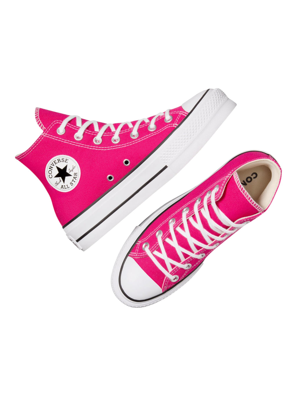 Converse Chuck Taylor All Star Plataforma Canvas Rosa De Bota