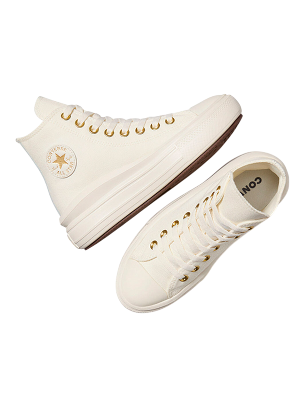 Converse Chuck Taylor All Star Move De Bota Beige