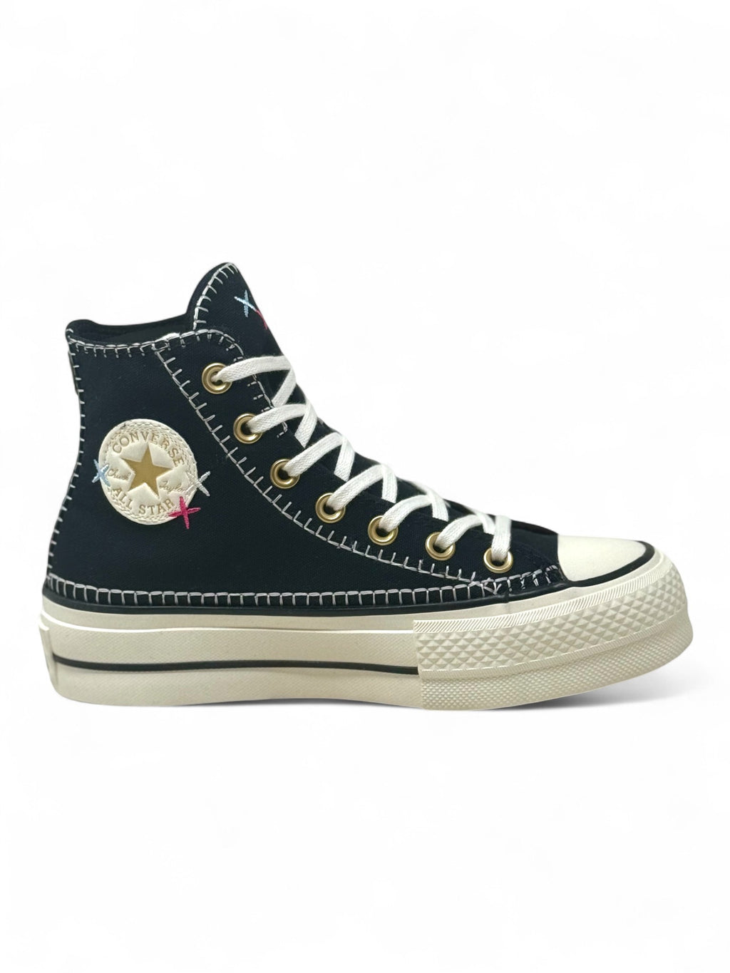 Converse Chuck Taylor All Star Plataforma De Bota Bordado Negro