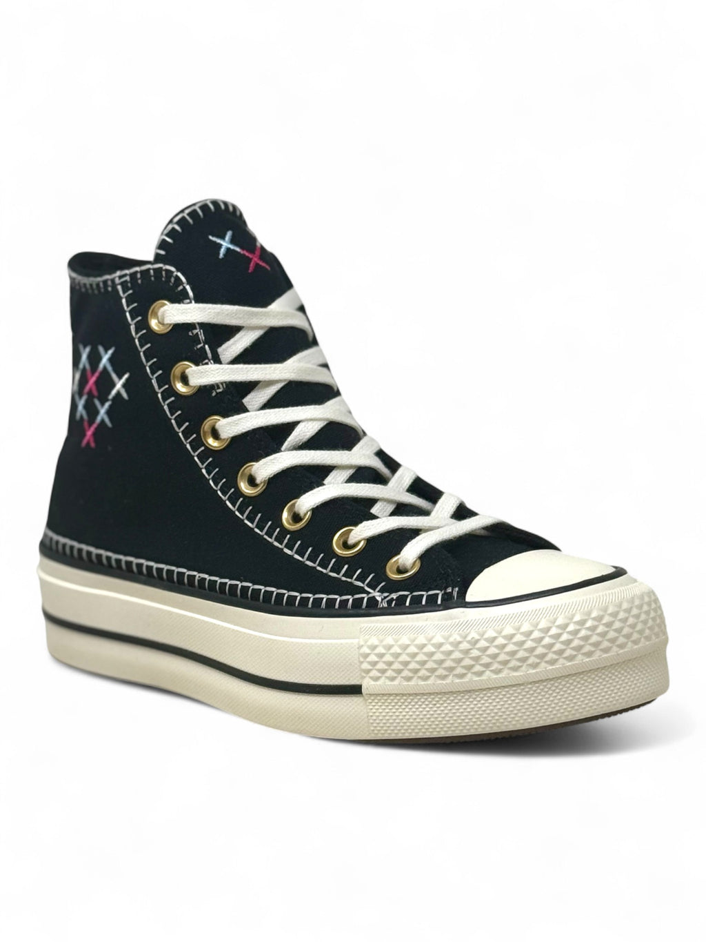 Converse Chuck Taylor All Star Plataforma De Bota Bordado Negro