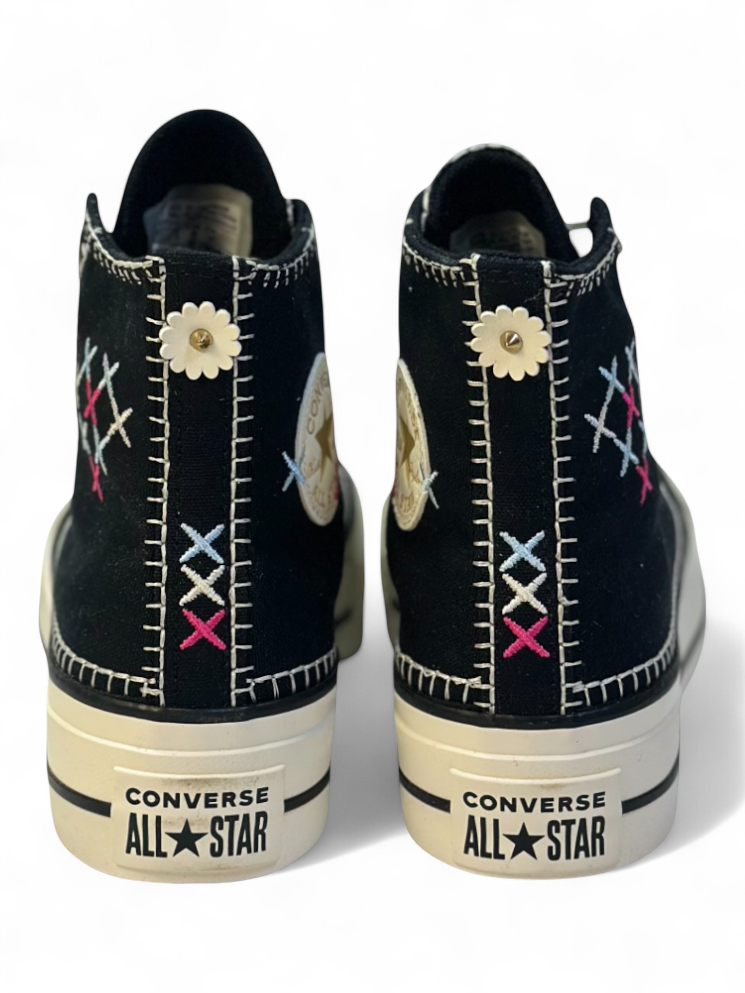 Converse Chuck Taylor All Star Plataforma De Bota Bordado Negro