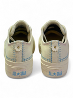 Converse Chuck Taylor All Star Plataforma Ox Bordado Beige