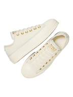 Converse Chuck Taylor All Star Plataforma Ox Bordado Beige