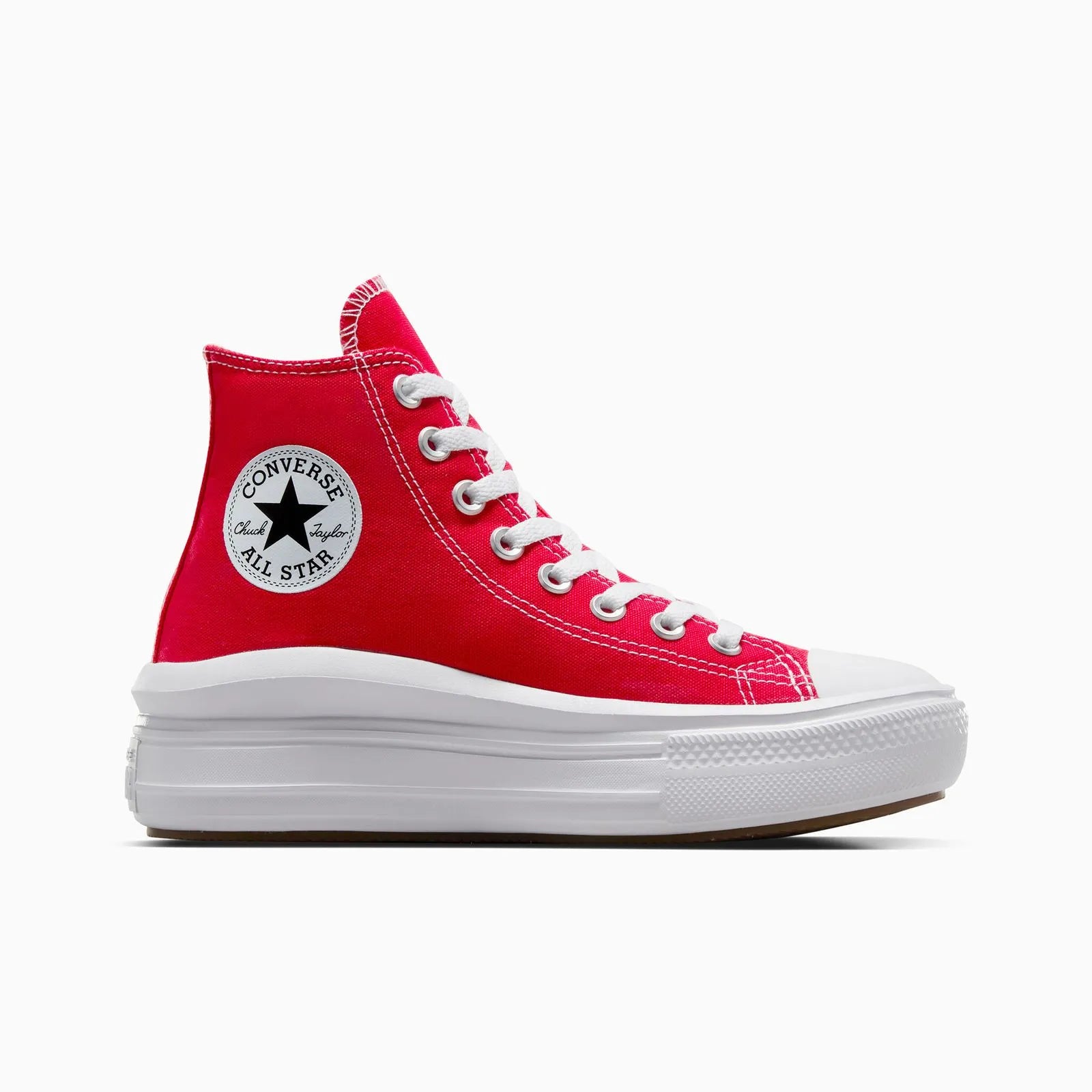 Converse Chuck Taylor All Star Move Rojo De Bota