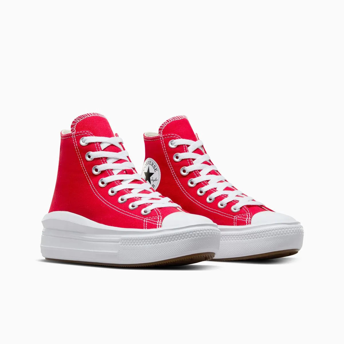 Converse Chuck Taylor All Star Move Rojo De Bota