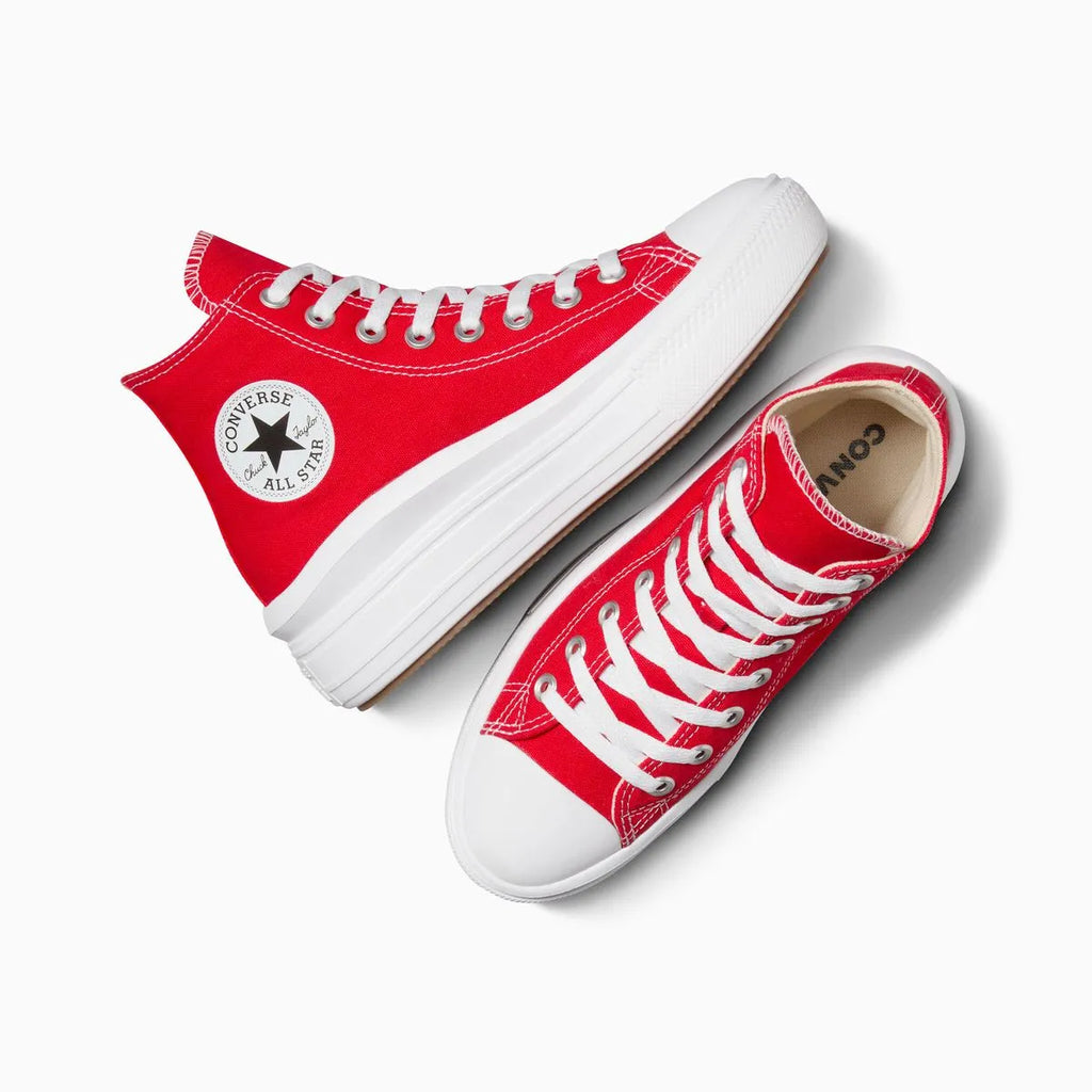 Converse Chuck Taylor All Star Move Rojo De Bota