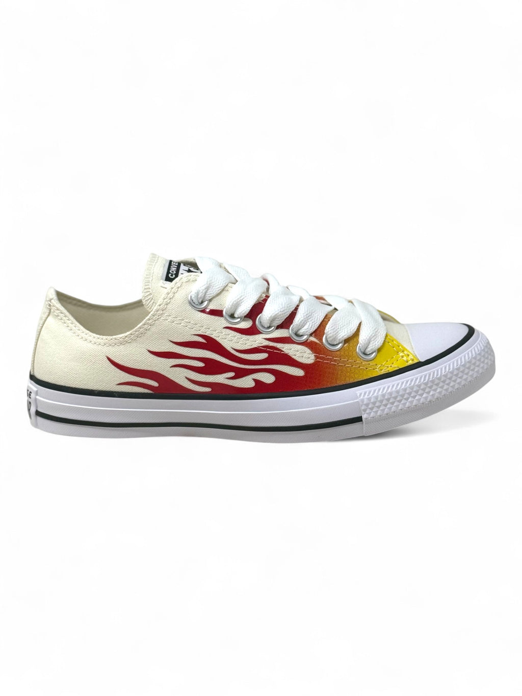 Converse Chuck Taylor All Star Ox Flamas Blanco