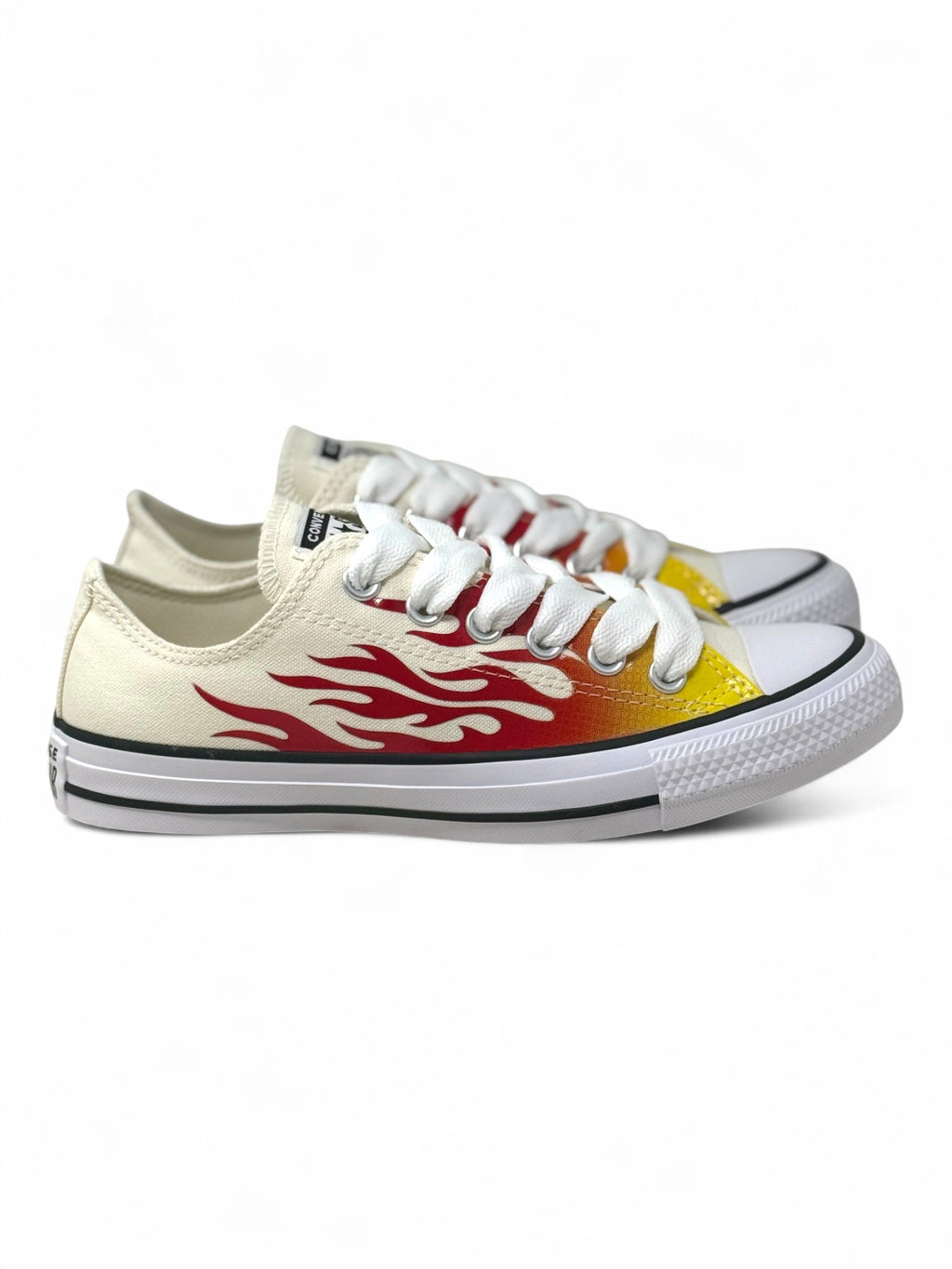Converse Chuck Taylor All Star Ox Flamas Blanco
