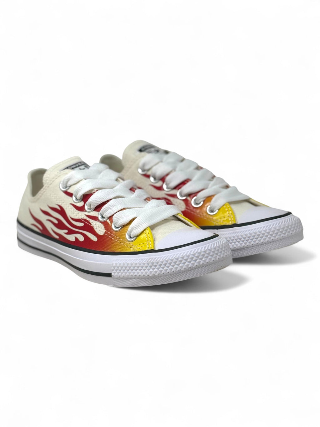 Converse Chuck Taylor All Star Ox Flamas Blanco