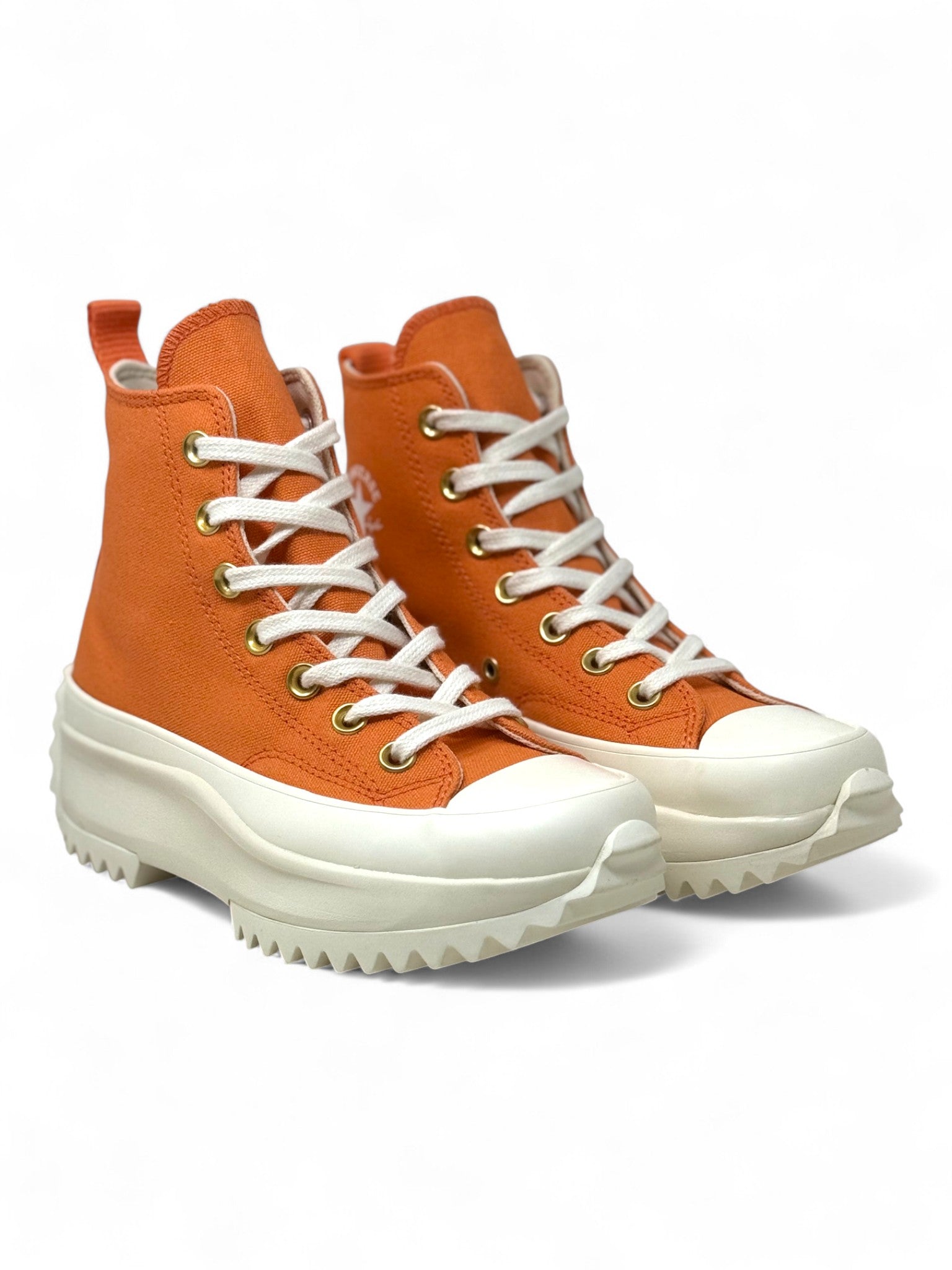 Converse Run Star Hike de Lona Naranja en Bota
