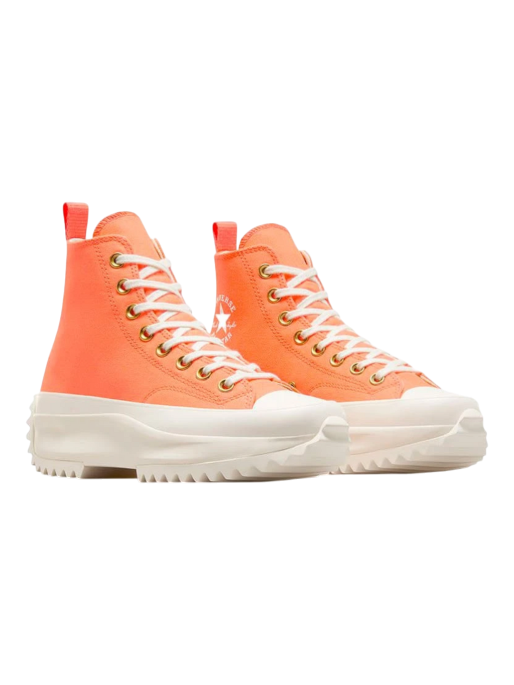 Converse Run Star Hike de Lona Naranja en Bota
