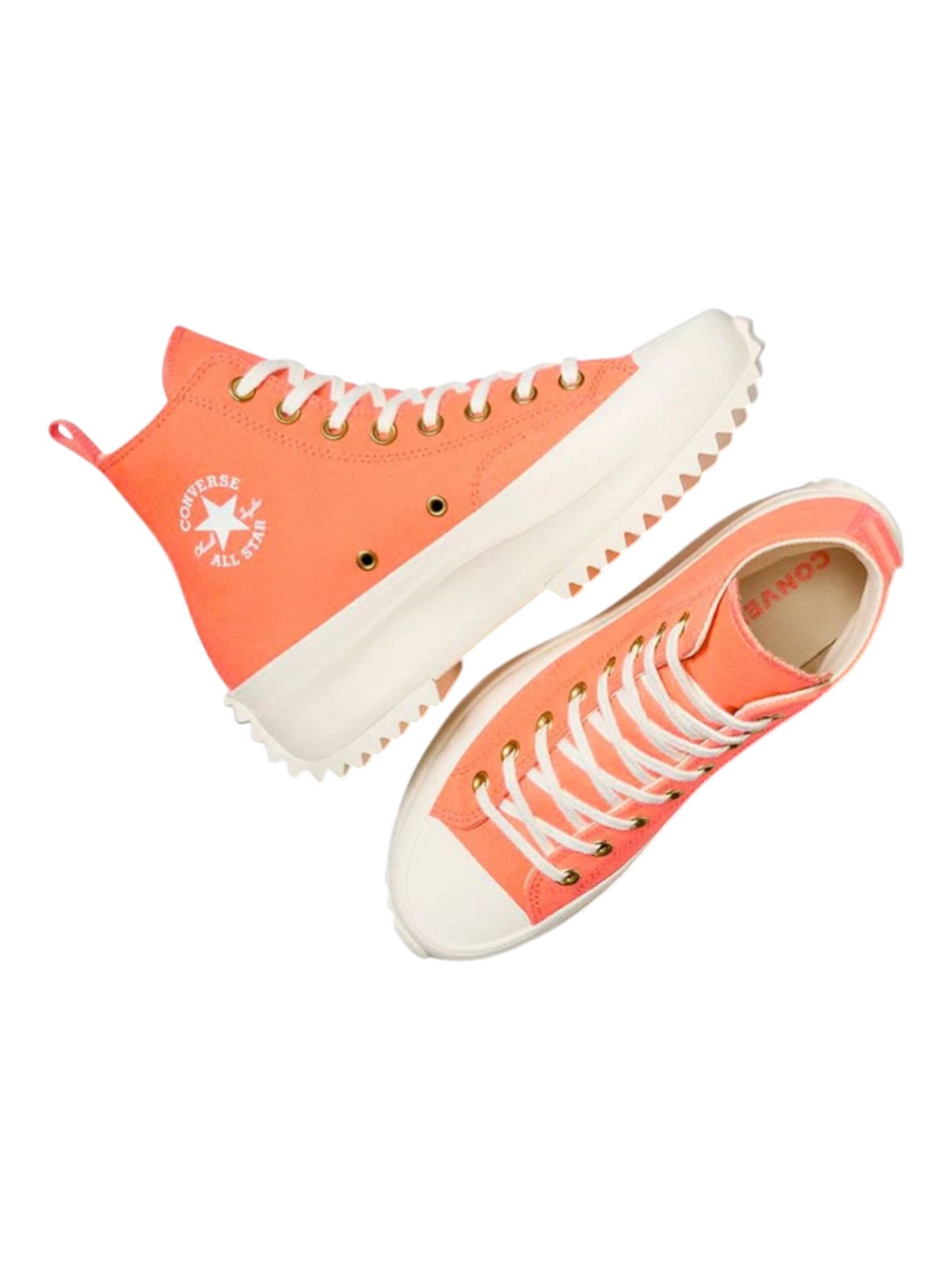 Converse Run Star Hike de Lona Naranja en Bota