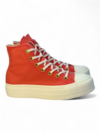 Converse Chuck Taylor All Star Plataforma Bota Naranja