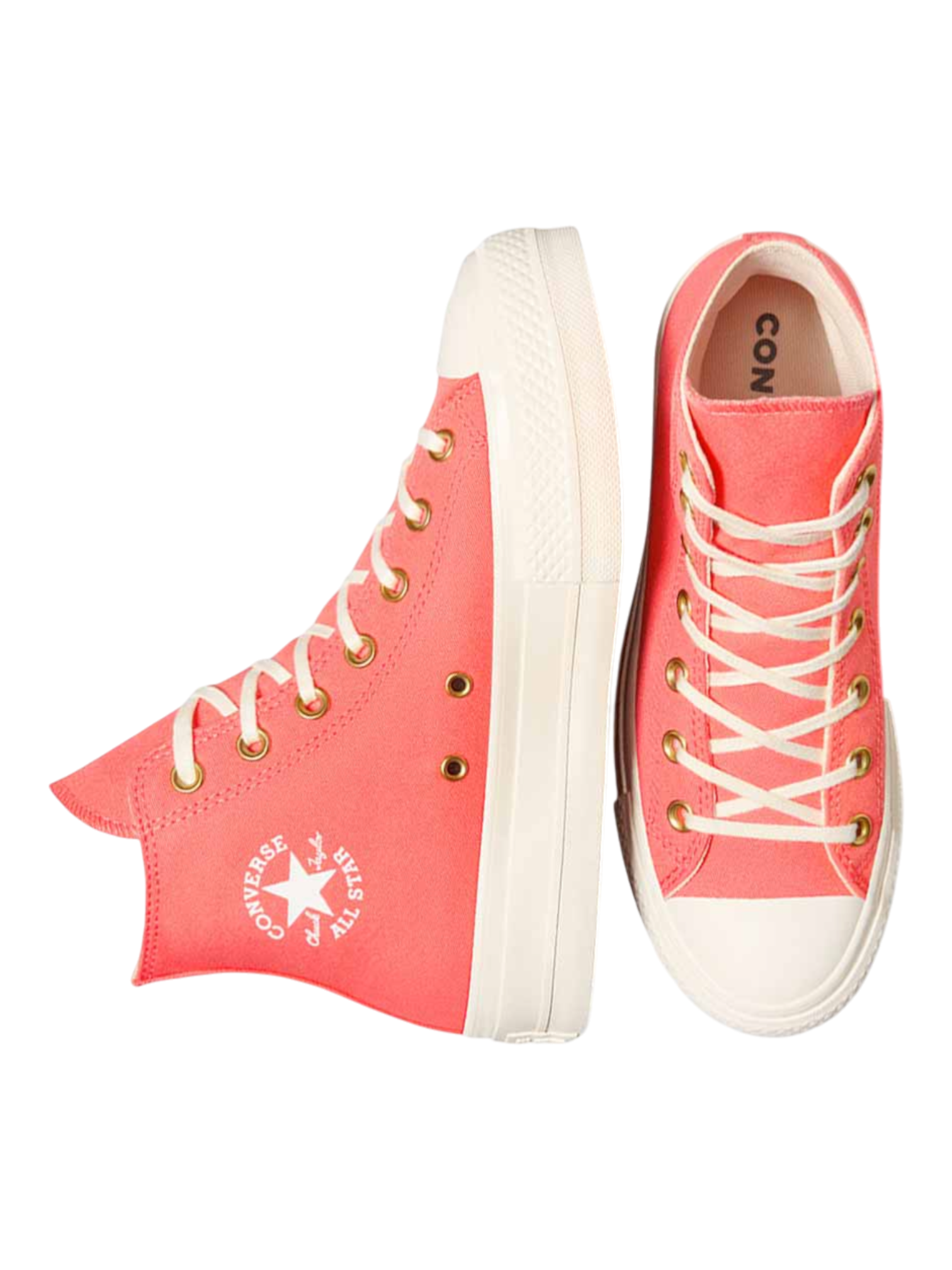 Converse Chuck Taylor All Star Plataforma Bota Naranja
