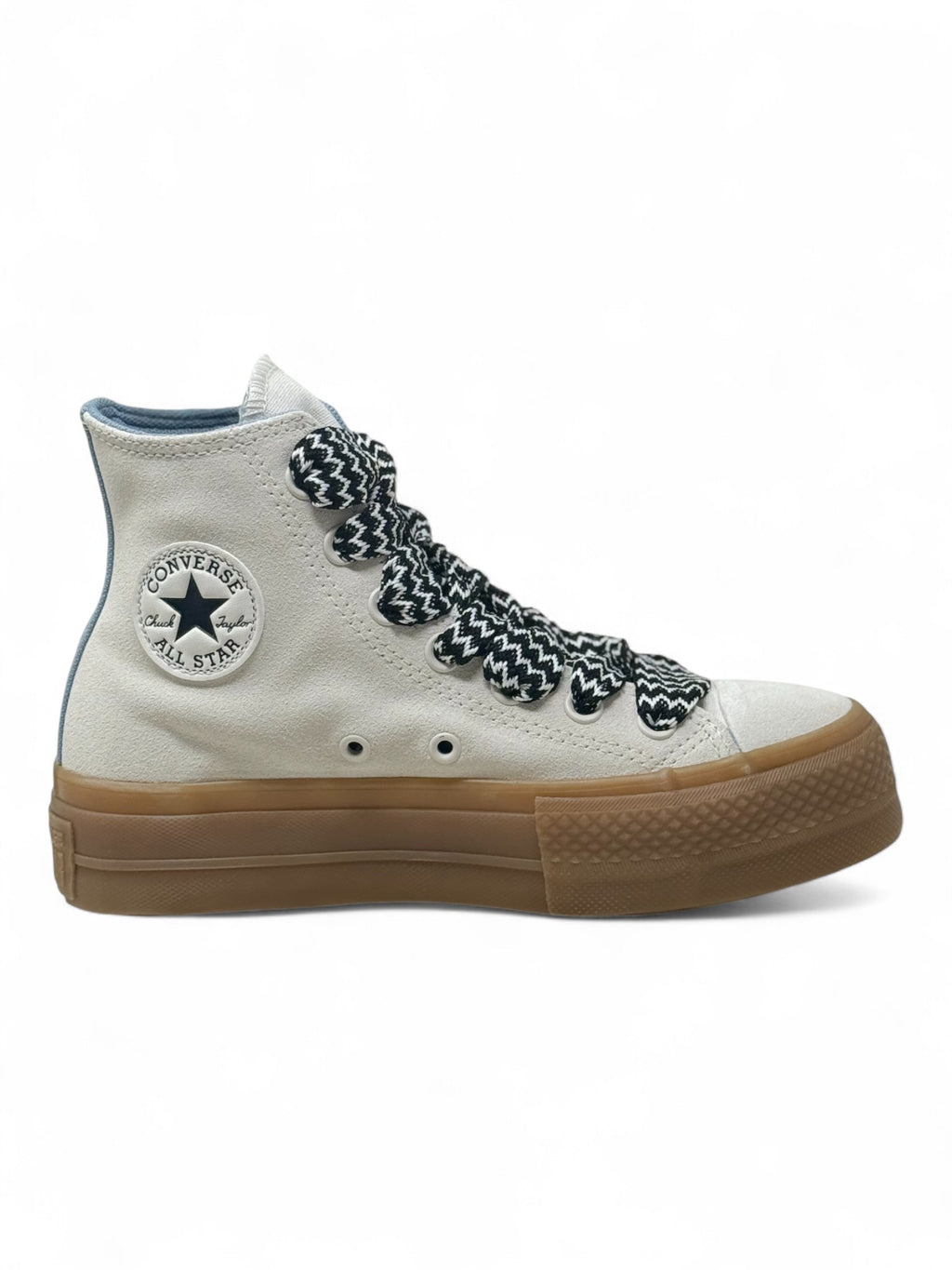 Converse Chuck Taylor All Star Plataforma Gamuza Beige
