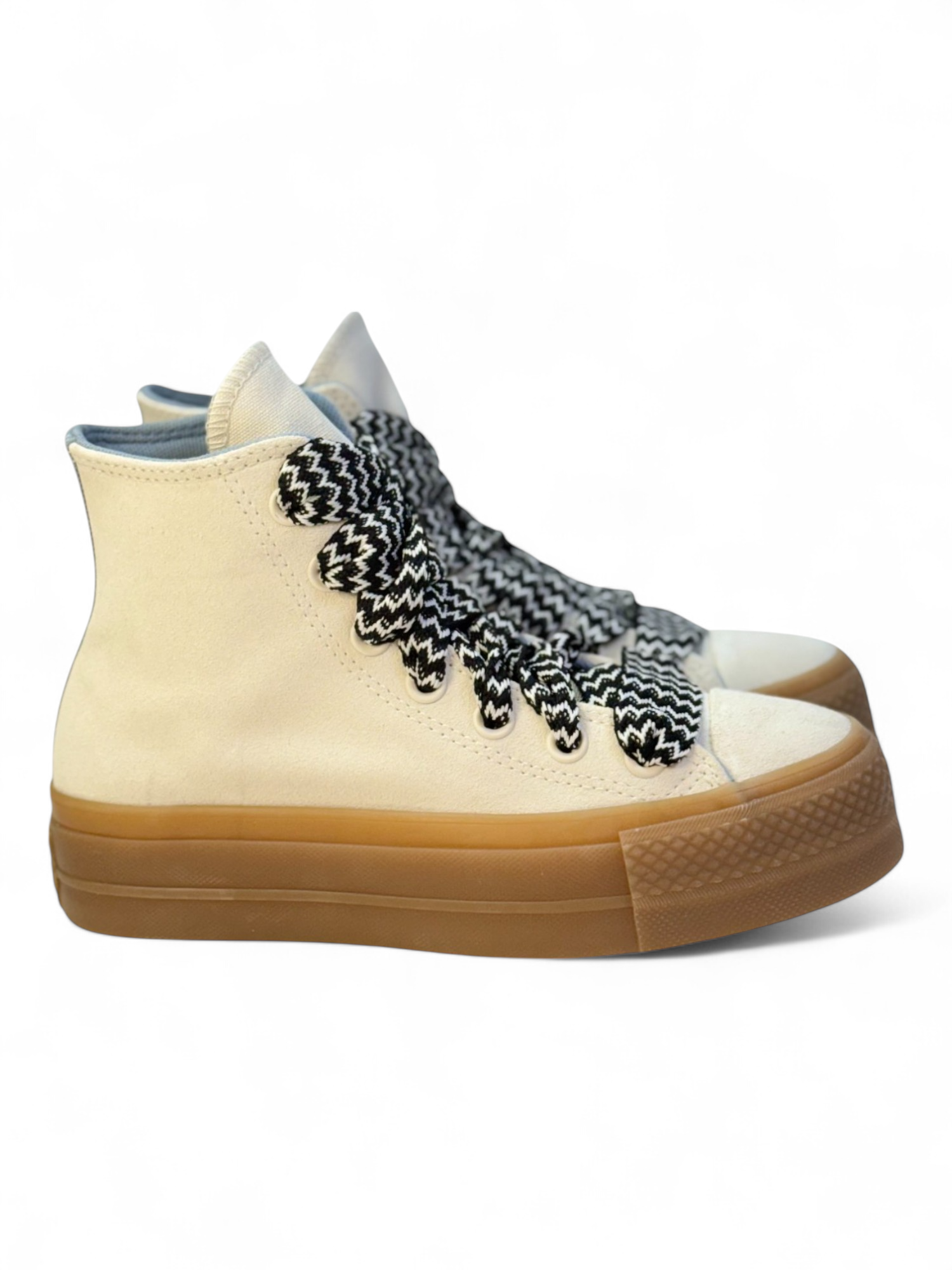 Converse Chuck Taylor All Star Plataforma Gamuza Beige