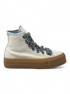 Converse Chuck Taylor All Star Plataforma Gamuza Beige