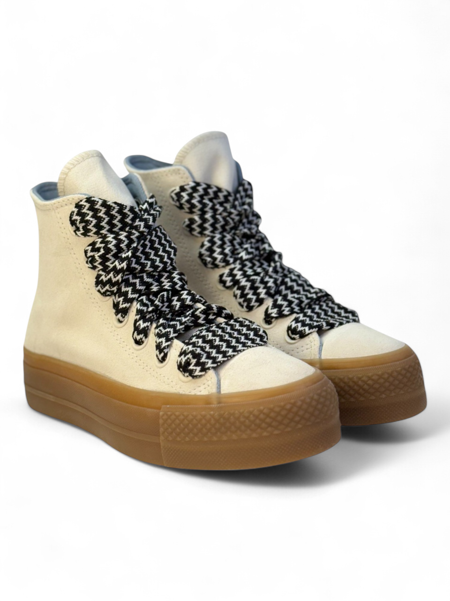 Converse Chuck Taylor All Star Plataforma Gamuza Beige