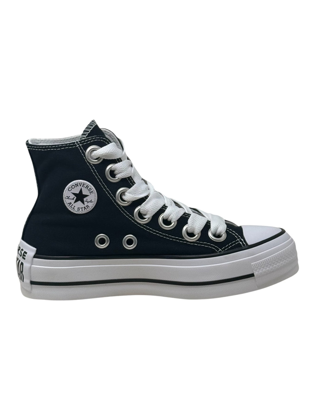 Converse Chuck Taylor Plataforma Sketch Negra