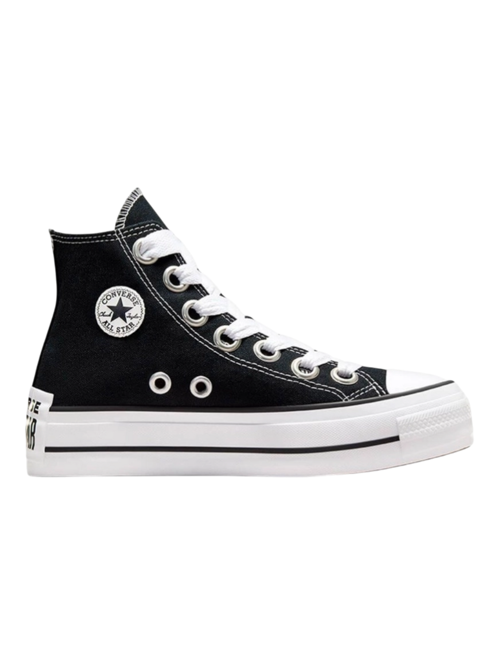Converse Chuck Taylor All Star Plataforma Sketch Negra