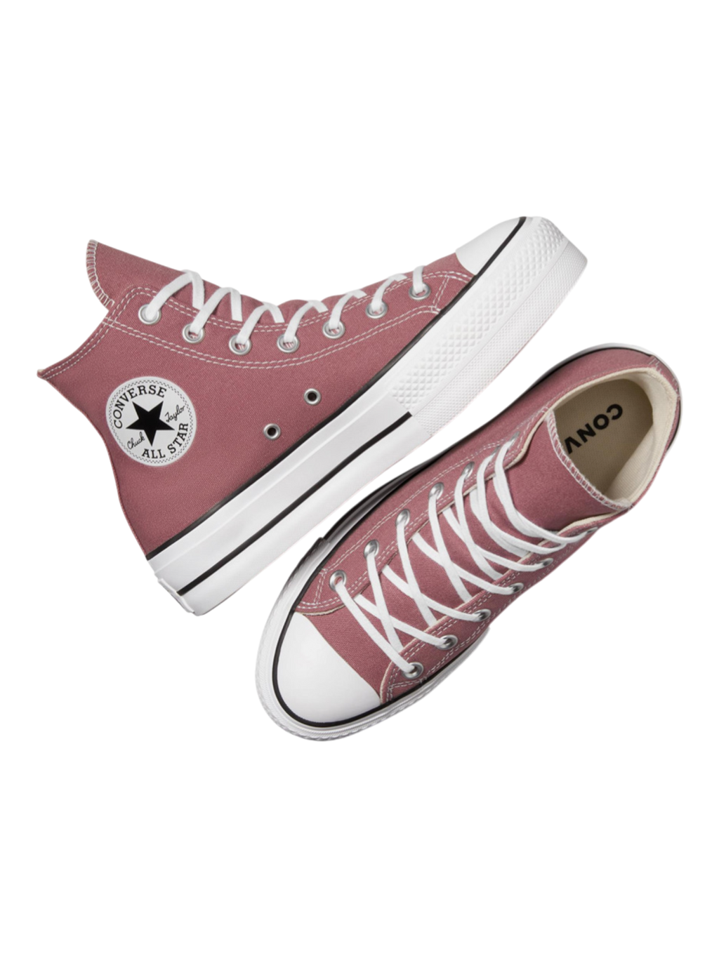 Converse Chuck Taylor All Star Plataforma Bota Rosa