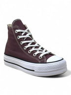 Converse Chuck Taylor All Star Plataforma Café Oscuro en Bota de Lona