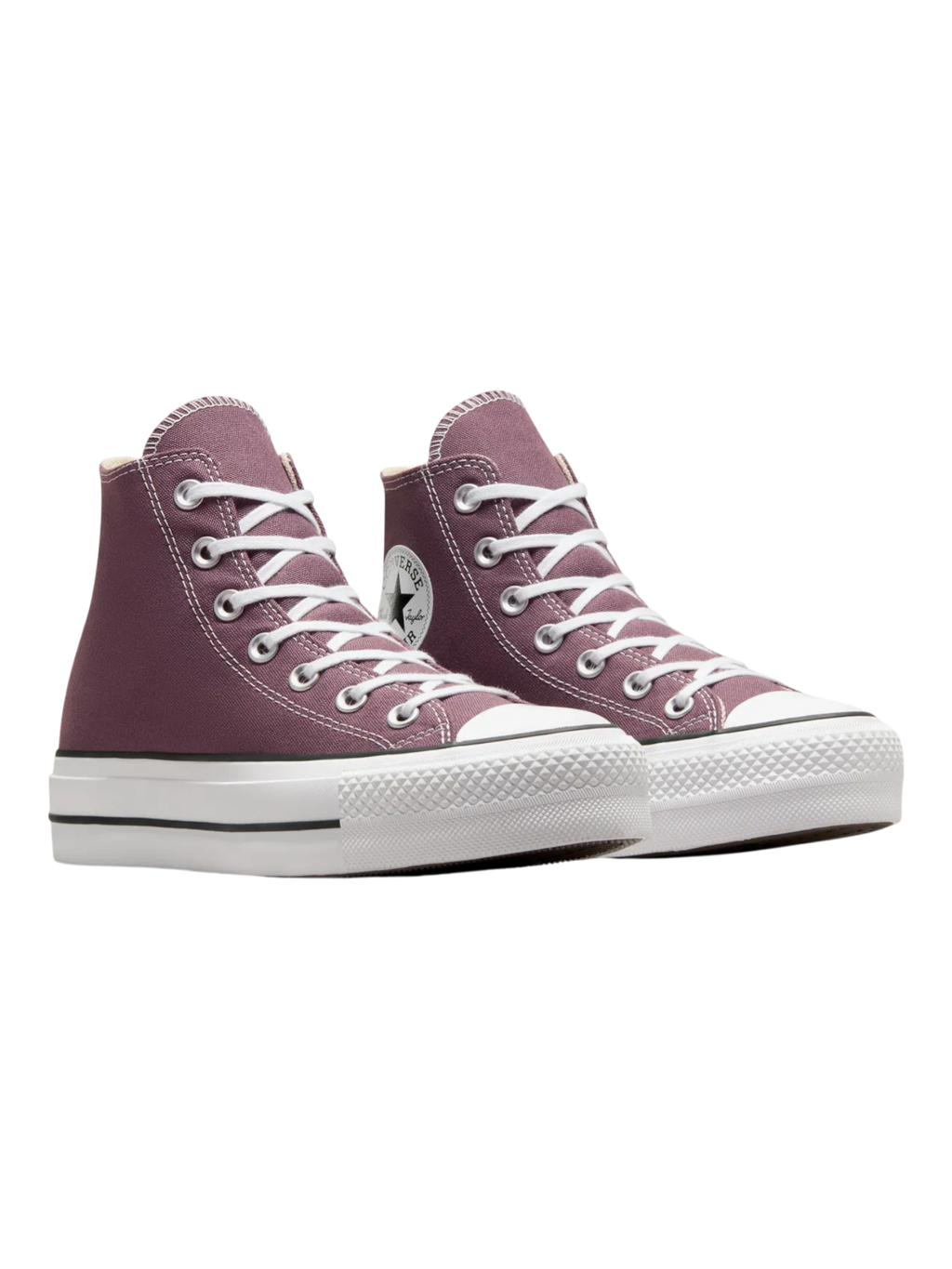 Converse Chuck Taylor All Star Plataforma Café Oscuro en Bota de Lona